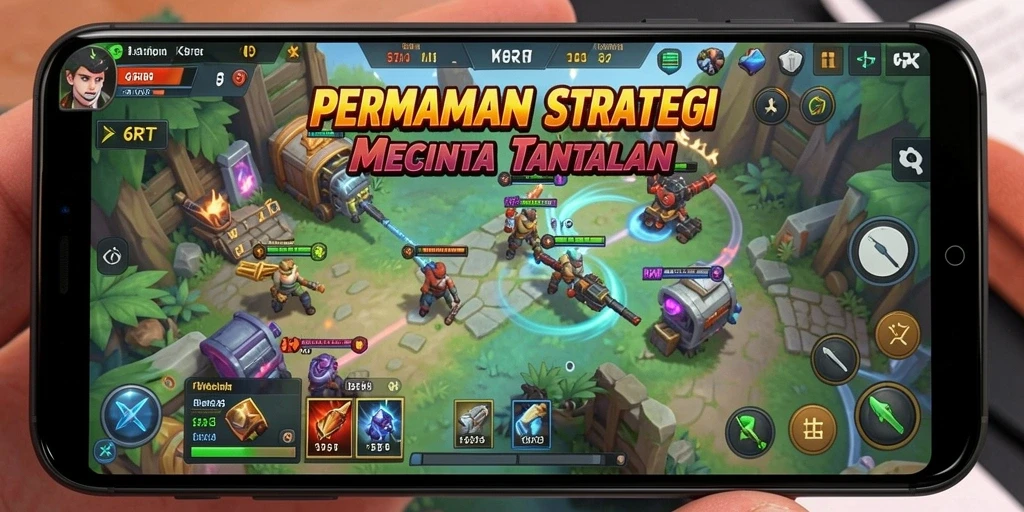 Tampilan gameplay 6RT yang menantang dan penuh strategi.