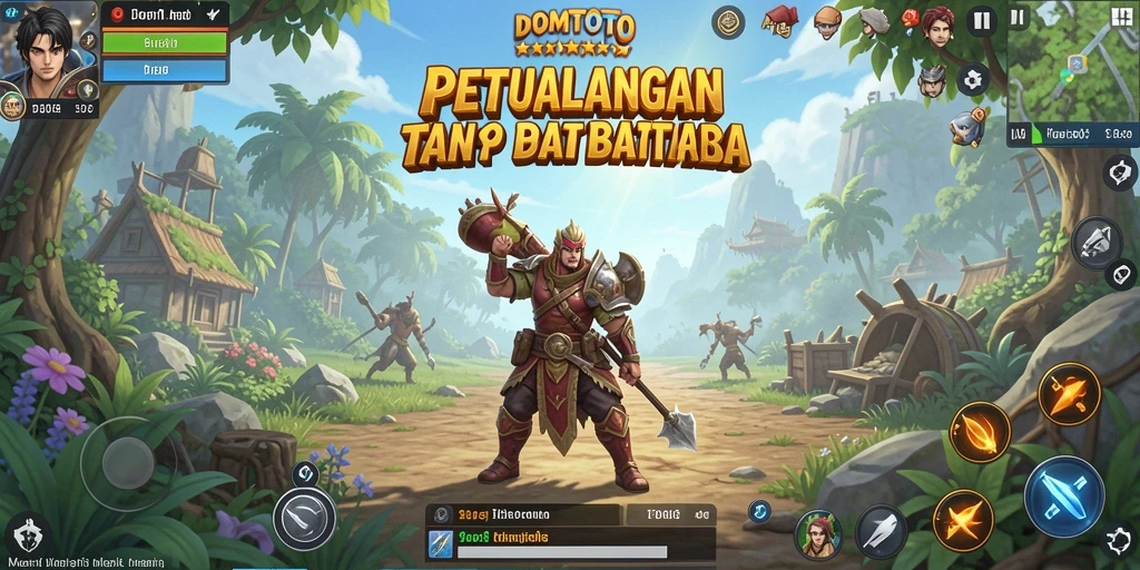 Tampilan gameplay DOMTOTO yang memukau dan menantang.