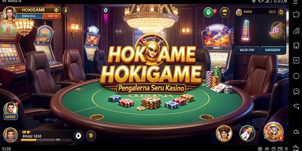 Tangkapan layar HOKIGAME menampilkan gameplay Kasino yang mendebarkan.