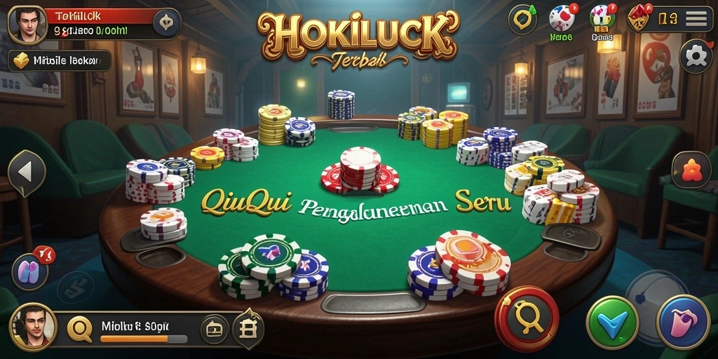 Gameplay seru di HOKILUCK dengan interaksi antar pemain.