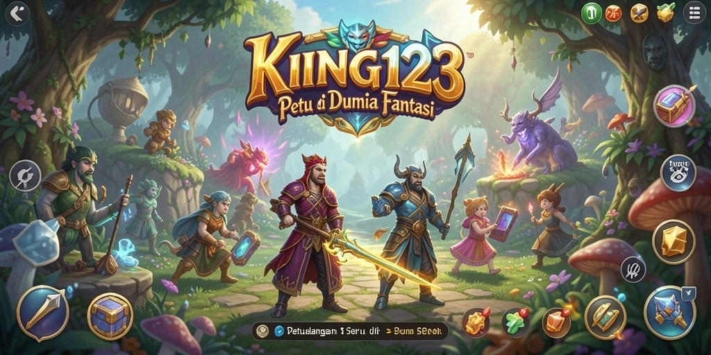 Tangkapan layar KING123 menampilkan aksi seru dalam petualangan yang menantang.