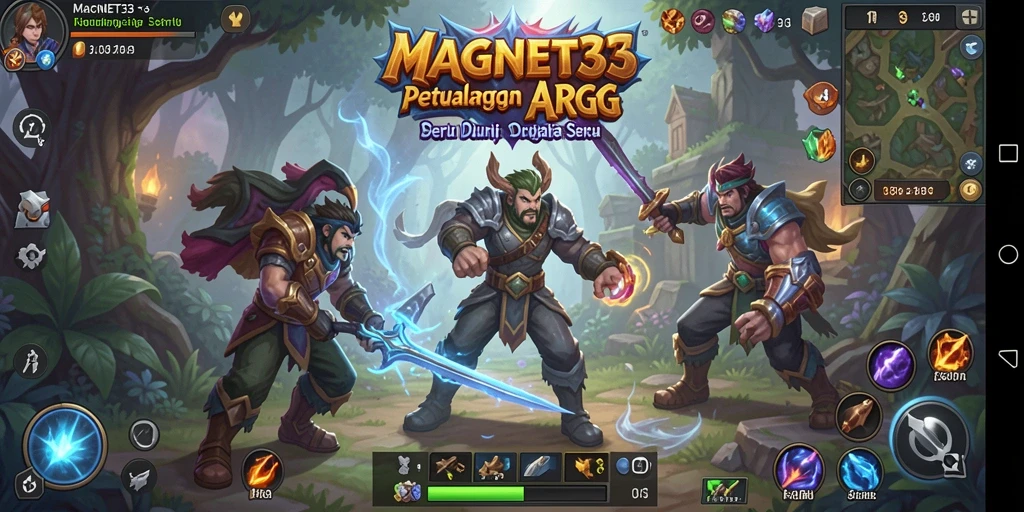 Tampilan menarik dari gameplay MAGNET33 dalam dunia ARPG.