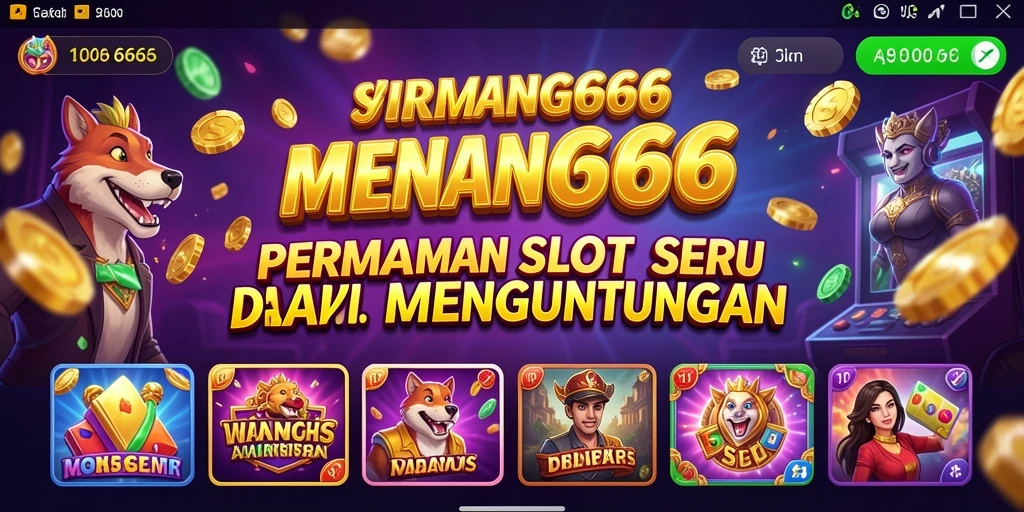 Tampilan grafis menarik dari gameplay Slot MENANG666.