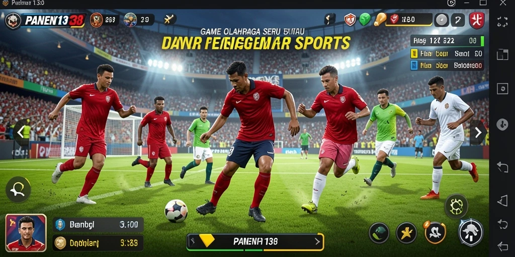 Tampilan gameplay seru dari PANEN138 dengan aksi olahraga yang mendebarkan.