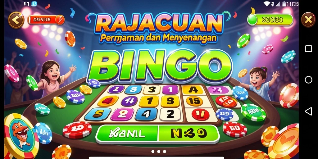 Tampilan permainan Bingo yang seru dan interaktif di RAJACUAN.