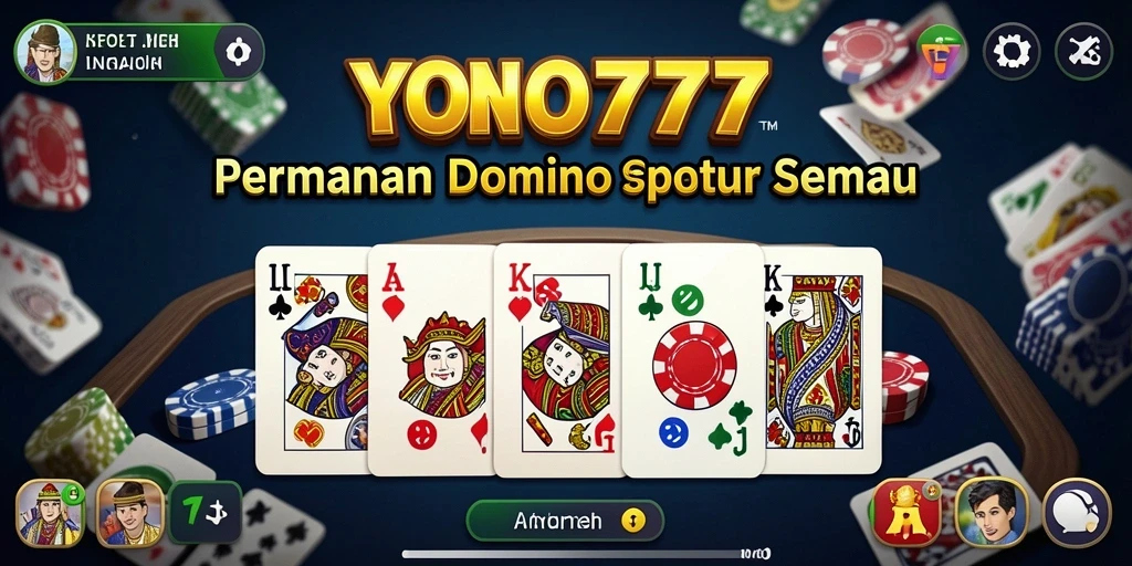 Screenshot gameplay YONO777 yang menampilkan serunya bermain domino.