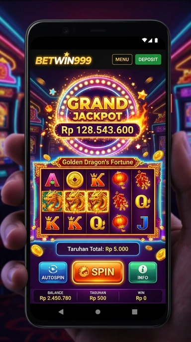Tampilan antarmuka pengguna betwin999 yang sederhana dan mudah dinavigasi.